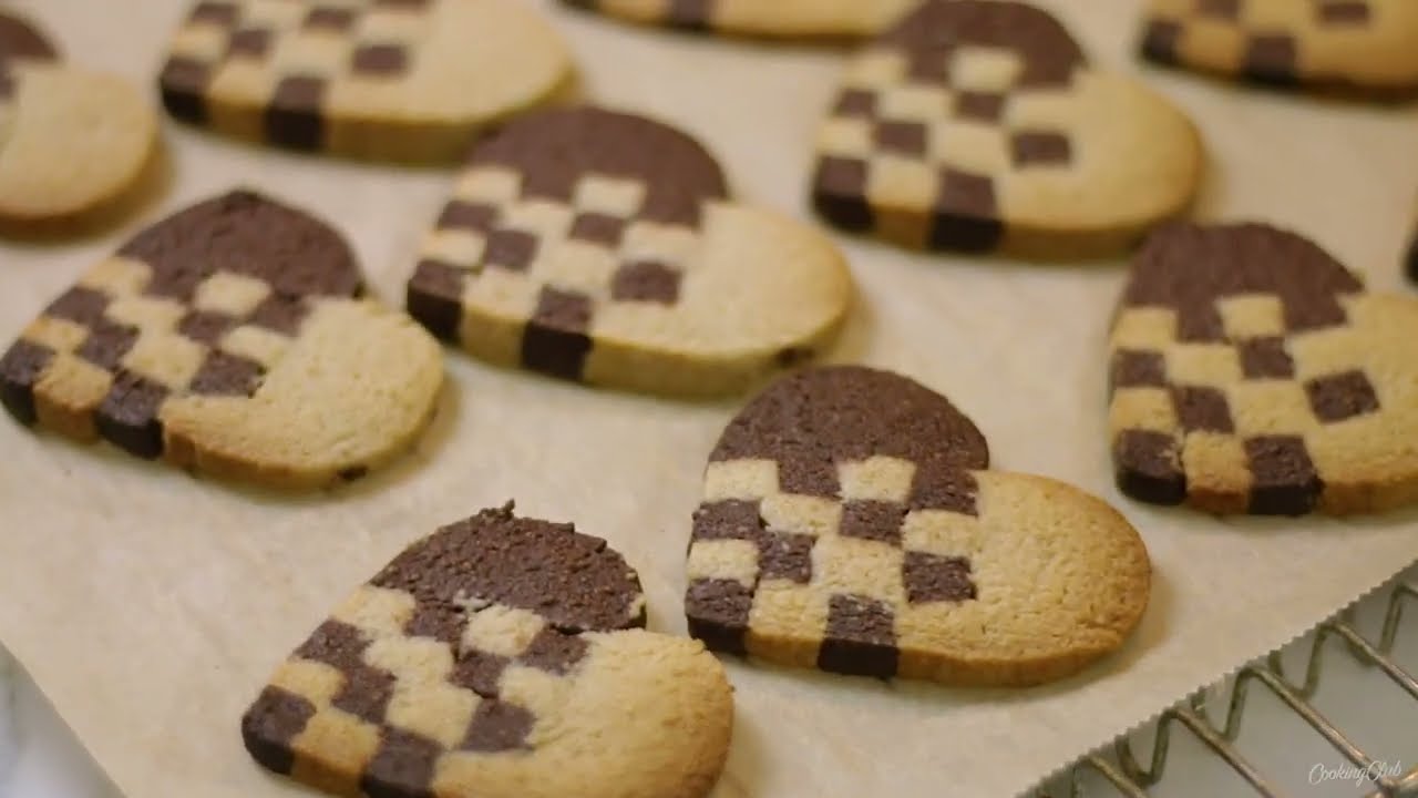 Glutenfri flettede julehjerter