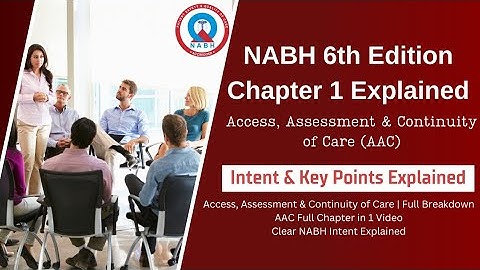 NABH 6th Edition | Chapter 1 Explained: Access, Assessment & Continuity of Care (AAC) | Clear Intent
