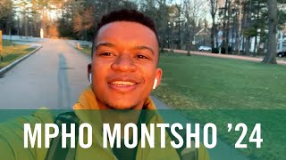 A Day in the Babson College Life: Mpho Montsho ’24 #BabsonUnscripted