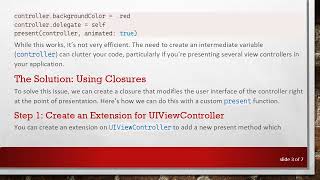 Creating an Organized UI Update with Closures in UIKit