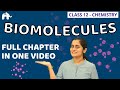 Biomolecules class 12 chemistry  ncert chapter 14  one shot cbse neet jee