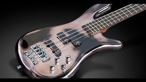 Warwick Custom Shop Masterbuilt - Streamer LX Faded Chrome on Solid Black Finish #16-3157