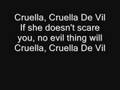 Selena gomez cruella de vil with lyrics
