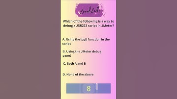 Which of the following is a way to debug a JSR223 script in JMeter | Debug sampler in JMeter