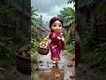 Tiny kitchen, delicious Mushroom Curry! 🍄😋✨#ai #food #shorts #cooking #villagelife