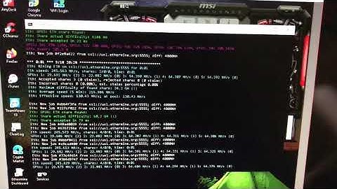 MSI RX 5700 XT GAMING X - Ethereum Mining @64.3 MH/s using Phoenixminer (No-OC)