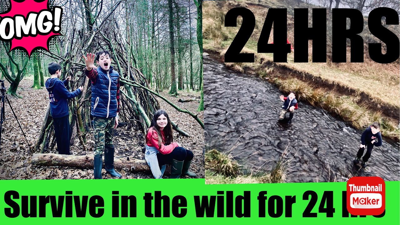 24HRS survival challenge in the wild challenge - YouTube