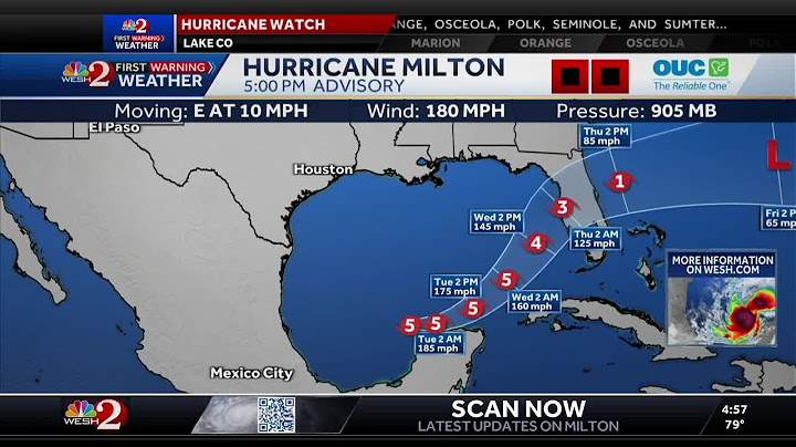 Hurricane Milton roars to monster Category 5 status with 180 mph winds | 5 p.m. Monday update