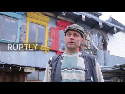 What a rubbish house! Belarusian builds home out of TRASH