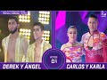 Una nueva pareja de dos varones tomó por asalto el set de Los Cuatro Finalistas Baile