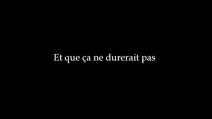 Indochine - J'ai demandé à la lune ( paroles )