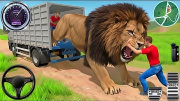 Animal Cargo Truck Driving Game 3D - Animal Transport Cargo Truck 2024 - Android Gameplay