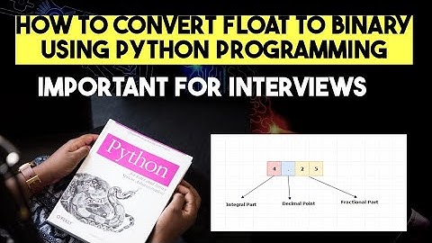 How to Convert Float into Binary using Python || Important Python Programs || @Frontlinesmedia