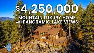 Touring a $4.25 Million MOUNTAIN LUXURY Tahoe Home with Breathtaking Views of Lake Tahoe, Nevada