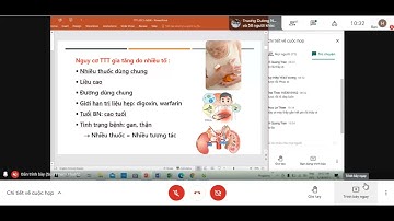 Tương tác thuốc CTUMP