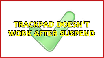 Ubuntu: trackpad doesn