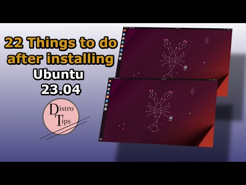 22 Things to do after installing Ubuntu 23.04.