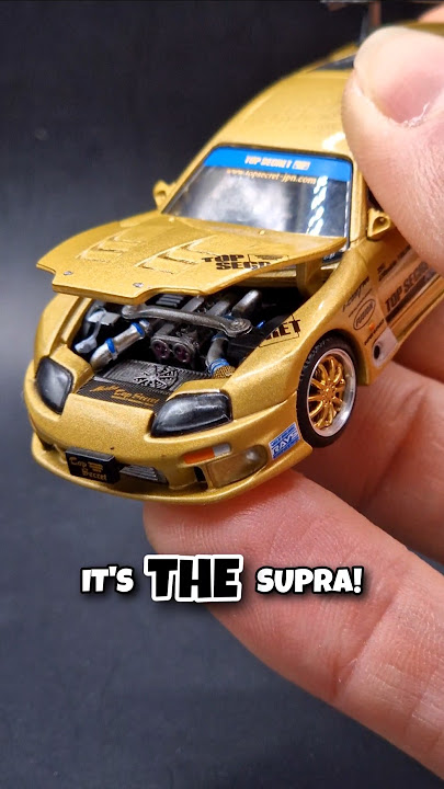 MOST INSANE SUPRA EVER?! - 😨 - Pop Race Smokey Nagata Top Secret GT300! | #jdm #Shorts #Diecast