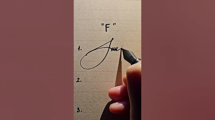 3 simple signature styles with the letter F
