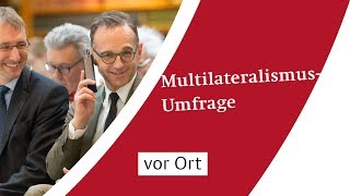 Multilateralismus und internationale Zusammenarbeit (Umfrage 2019)