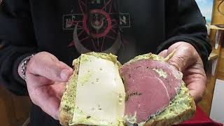 New York Deli Pastrami & Emmental Cheese on Malted Bloomer Bread - Aldi - £2.69p - Food Review