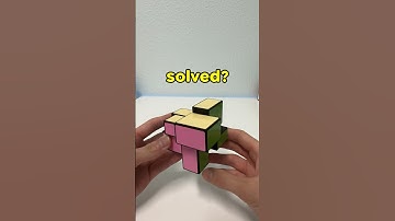 This cube looks solved… but is not