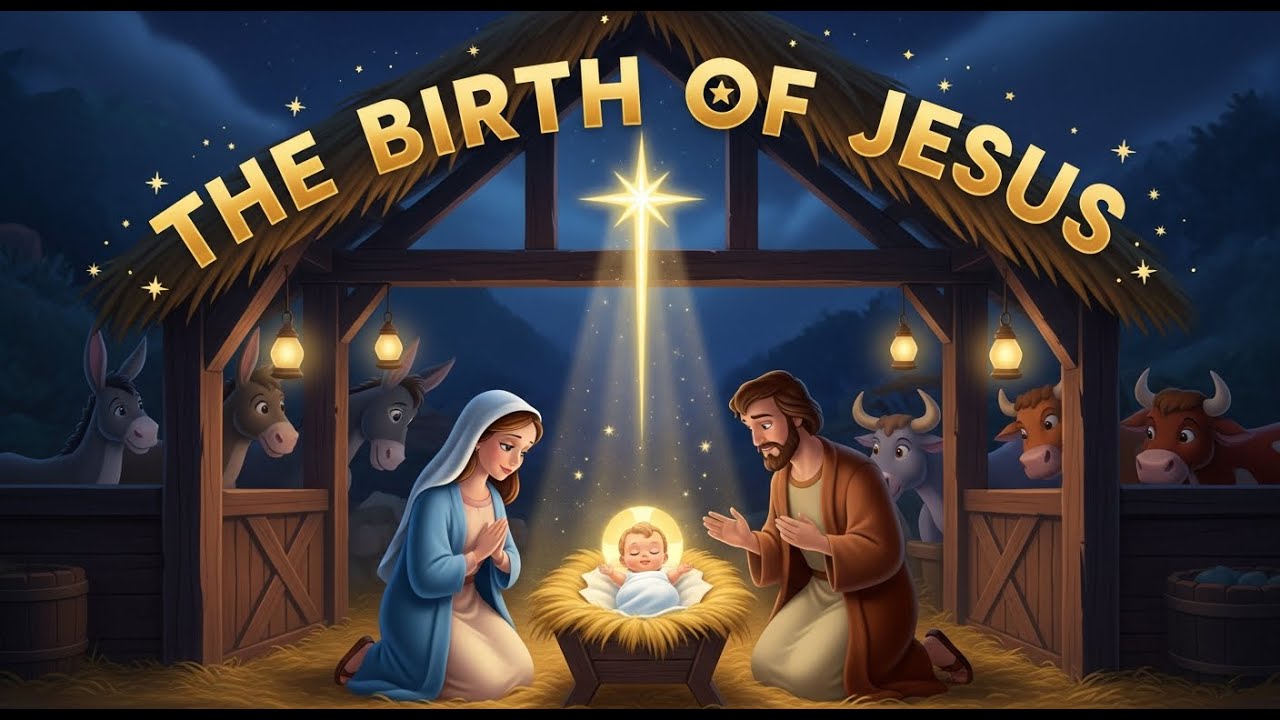 The REAL Story of Christmas |The Birth of Jesus | Beautiful Bible Story for Kids