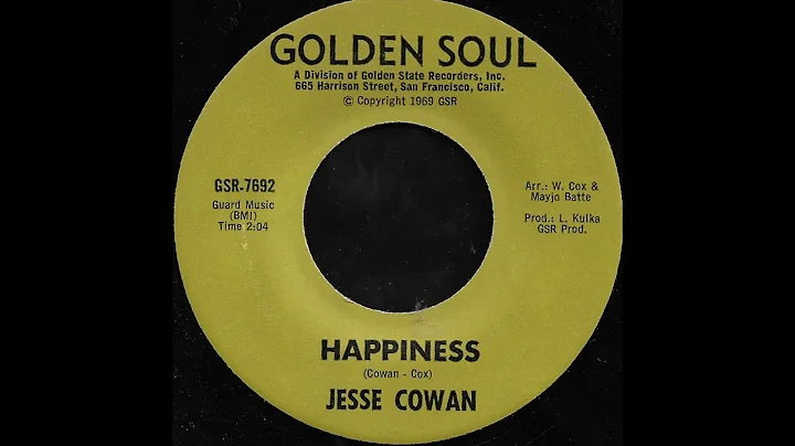Jesse Cowan - Happiness (Golden Soul)