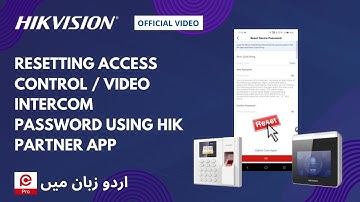 How to Reset Access Control / Video Intercom Password Using Hik-Partner App | Hikvision Official