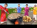 आलू तंदूरी सड़क का भोजन Potato Tandoor Street Food Comedy Video हिंदी कहानिया Hindi Kahaniya Comedy