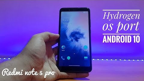 Hydrogen os android 10 port for redmi note 5 pro || Awesome pubg performance? 🤔