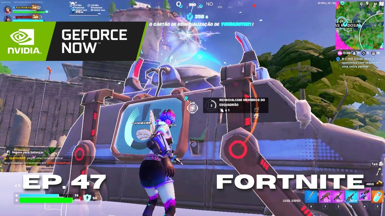 AGORA ESTÁ SEM FILA NA ABYA!!! FORTNITE MOBILE / GEFORCE NOW 