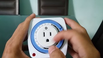 hướng dẫn sử dụng ổ cắm hẹn giờ, đồng hồ hẹn giờ cơ, timer cơ