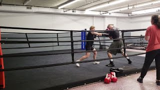 Girl vs Boy Full Contact Boxing Sparring Part 1
