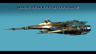 Randy Cooper&#39;s Mandalorian fighter Finished!