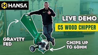 WATCH THIS before you invest in your next wood chipper! The HANSA C5 review and demo