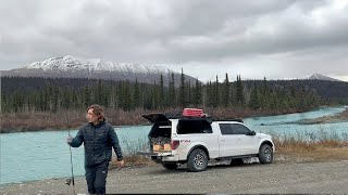 Riverside Truck Camping in Alaska
