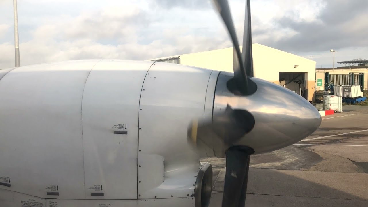 **FULL POWER** Saab 2000 TAKEOFF from SUMBURGH | Loganair G-LGNR