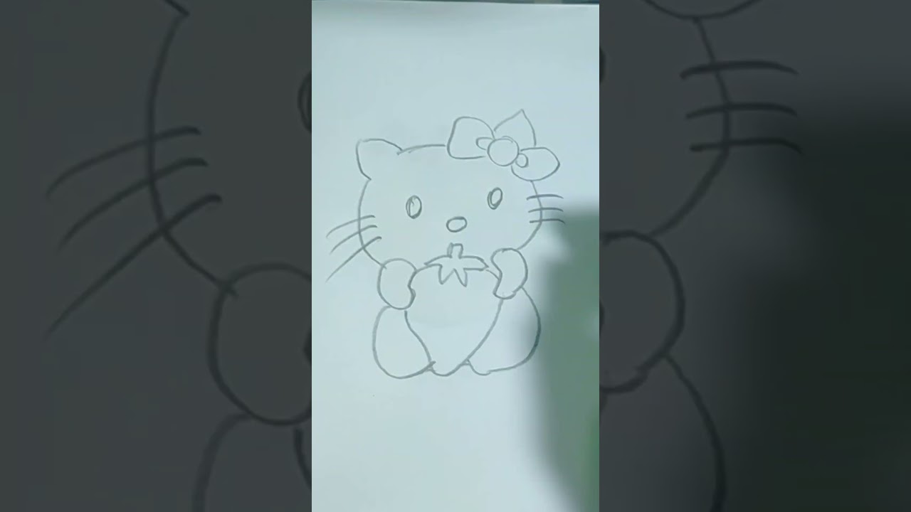 Привет, Китти и клубника 