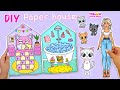 CUTE PAPER DOLLHOUSE & free printables & COLLECT YOUR LITTLE WORLD