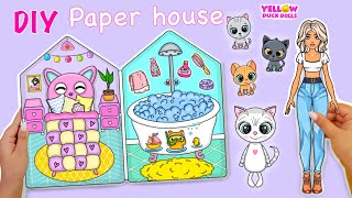 CUTE PAPER DOLLHOUSE & free printables & COLLECT YOUR LITTLE WORLD by YELLOW DUCK DOLLS 69,037 views 2 years ago 54 minutes