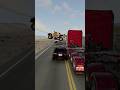Insane Trophy Truck Gap Jump over Supra &amp; BMW 😱 #beamng #shorts