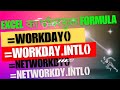 How to Calculate Working Days in Excel | Workday Function in Excel || Networkdays || workday #rama