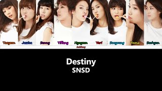 SNSD (소녀시대) - Destiny (Color Coded Lyrics) [Han|Rom|Eng]