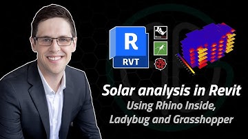 Solar analysis in Revit using Rhino Inside, Ladybug and Grasshopper!