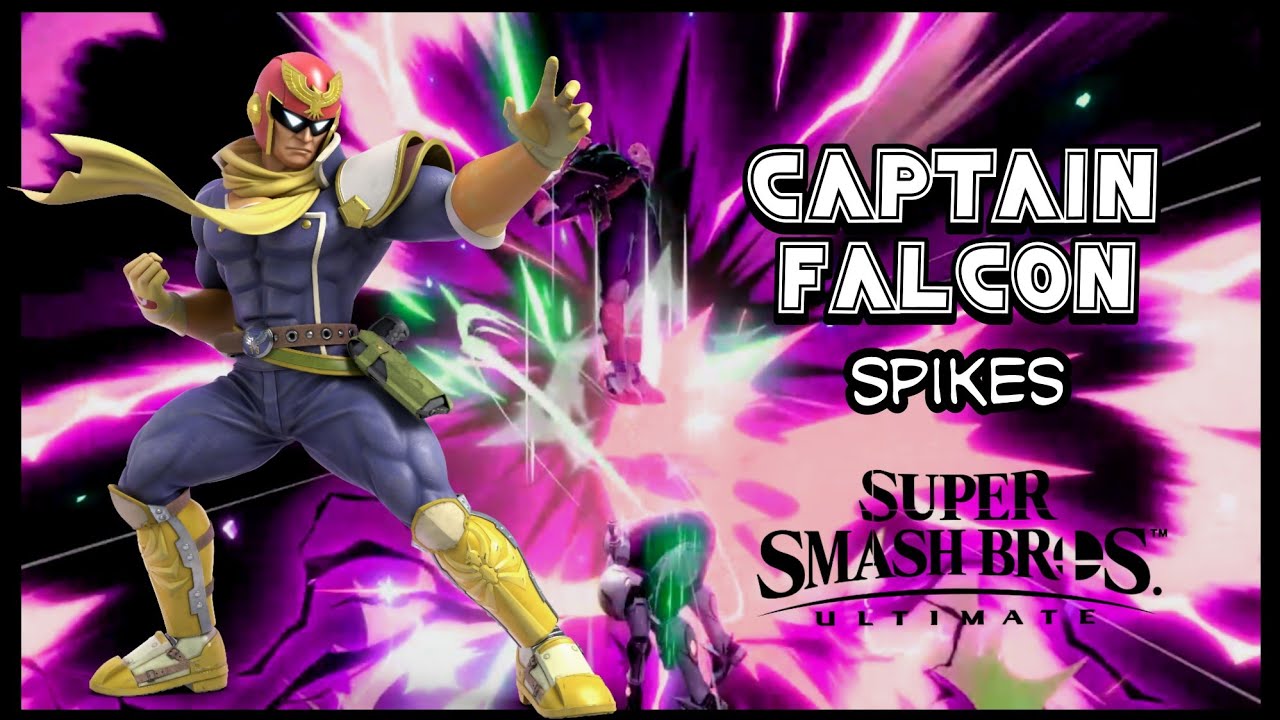 Savage Captain Falcon Spikes Super Smash Bros. Ultimate Montage YouTube