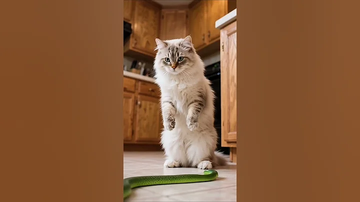Watch the video about Persian Cat’s Kitchen Crisis! A Breath-Holding Moment of Tension