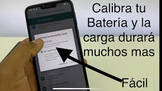 Batería no aguanta la carga / Calibra la batería en Android / se descarga muy rápido batería