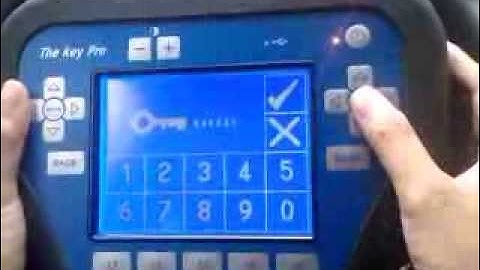 M8 Diagnostics Auto Key Programmer in Action