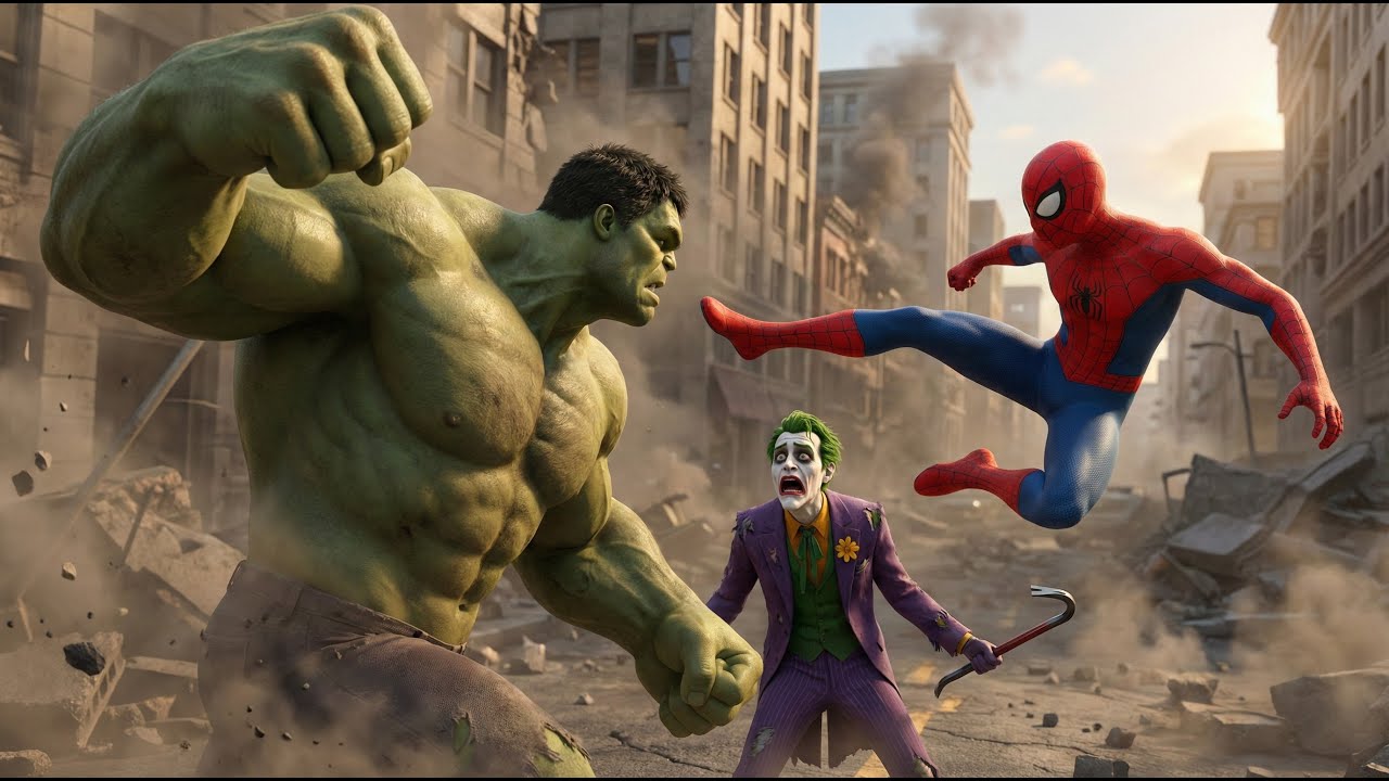HULK & SPIDER-MAN vs JOKER! 😭 Sad Story & Revenge (20 Years Later)